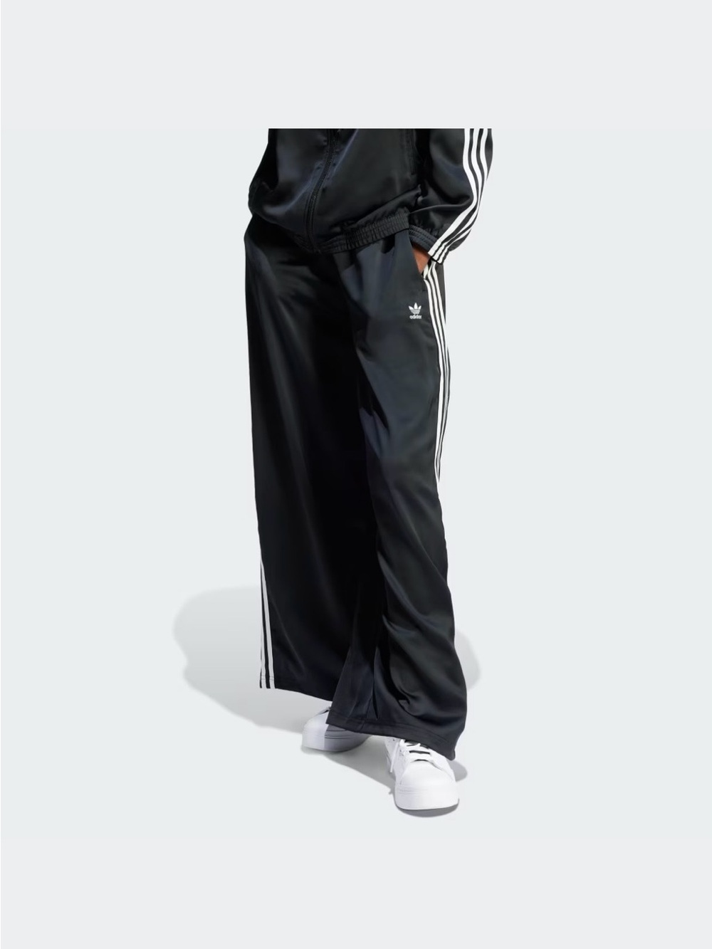 ADICOLOR SATIN WIDE LEG
TRACK PANTS